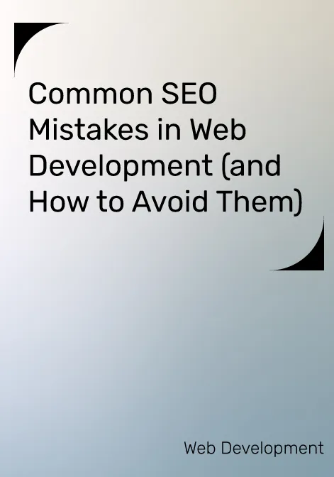 Common SEO Mistakes